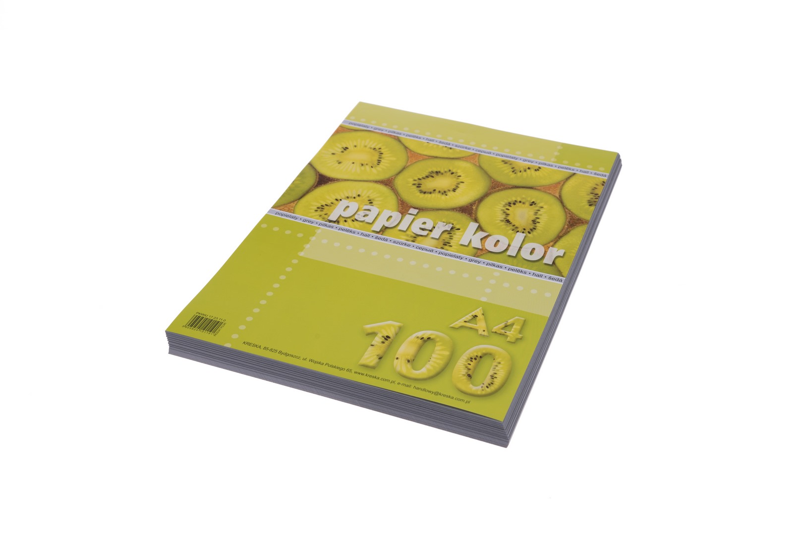 Papier ksero A4 80g 100ark. popielaty Kreska